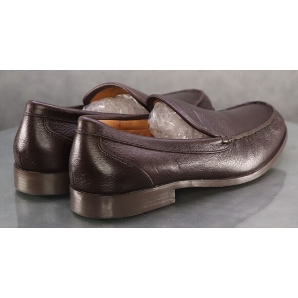 Coach Thomas $295 Men's Slip Ons Loafers Shoes Size 11 D Leather Brown - Picture 8 of 11